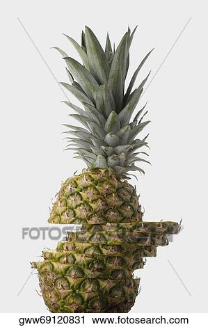 Close-up of a pineapple View Large Photo Image Stock Image - Close-up of a pineapple. Fotosearch