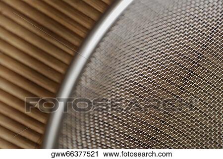 Stock Image - Close-up of a sieve. Fotosearch