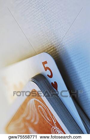 Close-up of a stack of playing cards View Large Photo Image Stock Image - Close-up of a stack of playing cards. Fotosearch