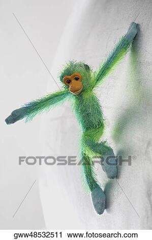 Close-up of a stuffed monkey View Large Photo Image Stock Image - Close-up of a stuffed monkey. Fotosearch