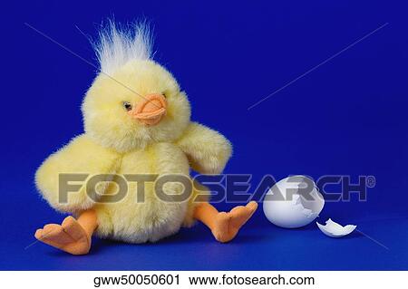 Close-up of a stuffed toy with a broken egg View Large Photo Image Stock Image - Close-up of a stuffed toy with a broken egg. Fotosearch