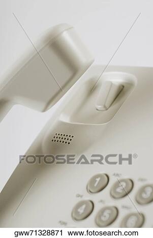 Stock Image - Close-up of a telephone. Fotosearch