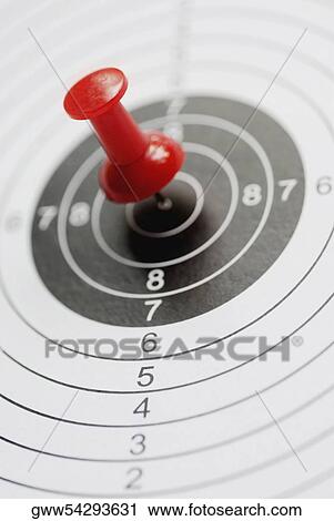 Close-up of a thumbtack on a bull's-eye View Large Photo Image Stock Image - Close-up of a thumbtack on a bull's-eye. Fotosearch