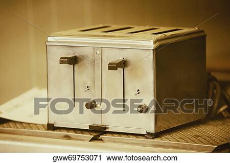 Stock Image - Close-up of a toaster. Fotosearch