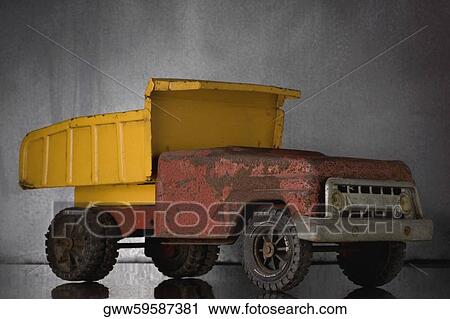 Close-up of a toy truck View Large Photo Image Stock Image - Close-up of a toy truck. Fotosearch