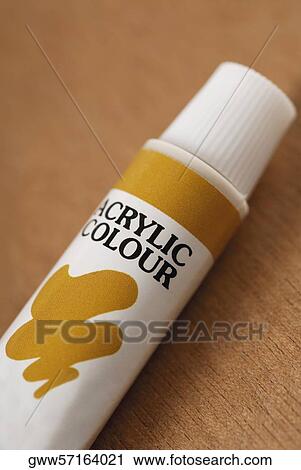 Close-up of a tube of orange paint View Large Photo Image Stock Image - Close-up of a tube of orange paint. Fotosearch