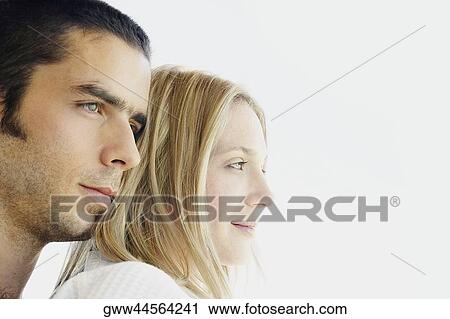 Close-up of a young couple View Large Photo Image Stock Image - Close-up of a young couple. Fotosearch