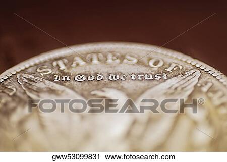 Close-up of an American coin View Large Photo Image Stock Image - Close-up of an American coin. Fotosearch