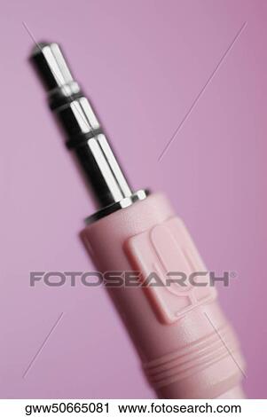 Stock Image - Close-up of an electric plug. Fotosearch