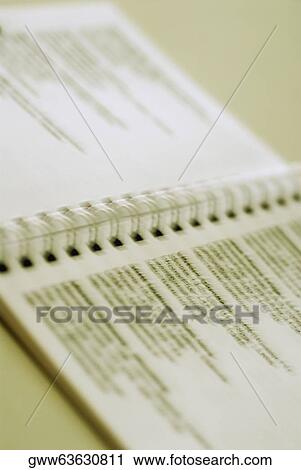 Close-up of an open diary View Large Photo Image Stock Image - Close-up of an open diary. Fotosearch