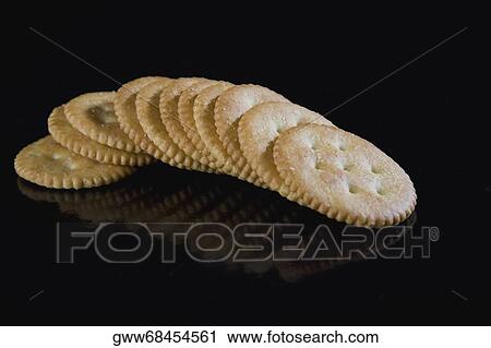 Stock Image - Close-up of biscuits. Fotosearch