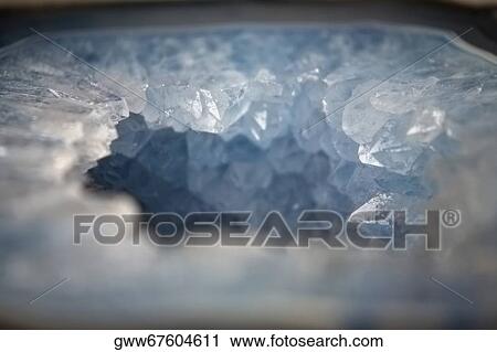 Stock Image - Close-up of crystal. Fotosearch