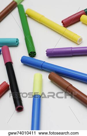 Close-up of felt tip pens View Large Photo Image Stock Image - Close-up of felt tip pens. Fotosearch