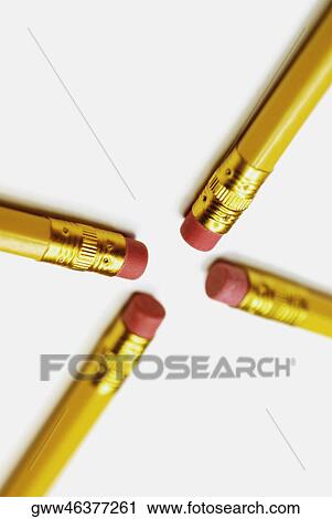Close-up of four pencils View Large Photo Image Stock Image - Close-up of four pencils. Fotosearch