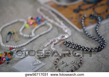 Stock Image - Close-up of jewelry. Fotosearch