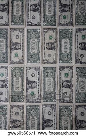 Close-up of one dollar bills View Large Photo Image Stock Image - Close-up of one dollar bills. Fotosearch