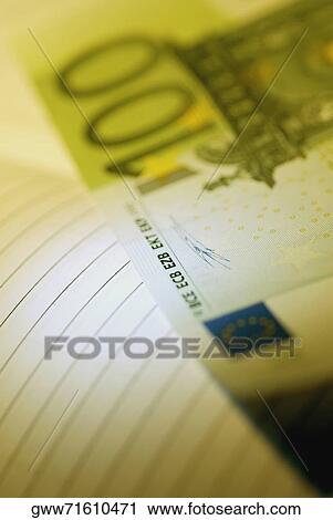 Close-up of one hundred Euro banknotes View Large Photo Image Stock Image - Close-up of one hundred Euro banknotes. Fotosearch