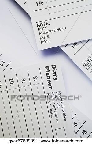 Close-up of pages of a diary View Large Photo Image Stock Image - Close-up of pages of a diary. Fotosearch