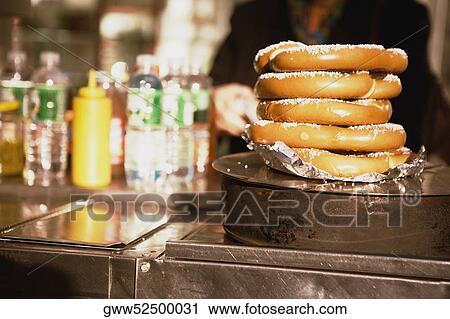 Close-up of pretzels View Large Photo Image Stock Image - Close-up of pretzels. Fotosearch