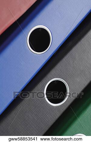 Close-up of ring binders View Large Photo Image Stock Image - Close-up of ring binders. Fotosearch