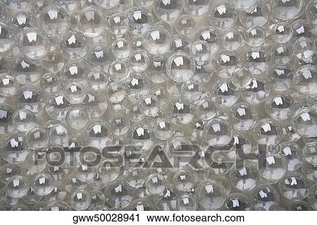 Stock Image - Close-up of soap bubbles. Fotosearch
