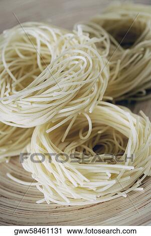 Stock Image - Close-up of spaghetti. Fotosearch