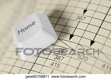 Close-up of the home key on a document View Large Photo Image Stock Image - Close-up of the home key on a document. Fotosearch