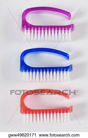 Close-up of three brushes View Large Photo Image Stock Image - Close-up of three brushes. Fotosearch