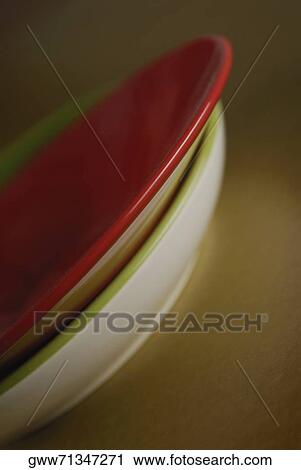 Close-up of two plates View Large Photo Image Stock Image - Close-up of two plates. Fotosearch