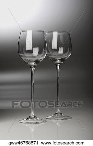 Close-up of two stem glasses View Large Photo Image Stock Image - Close-up of two stem glasses. Fotosearch