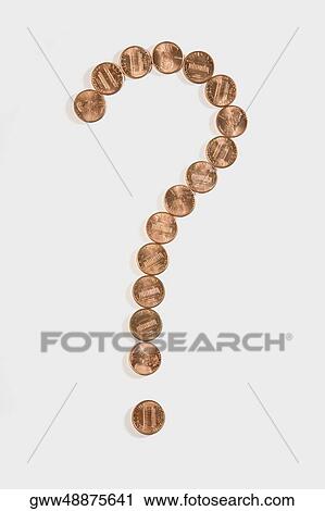 Coins in the shape of a question mark View Large Photo Image Stock Image - Coins in the shape of a question mark. Fotosearch