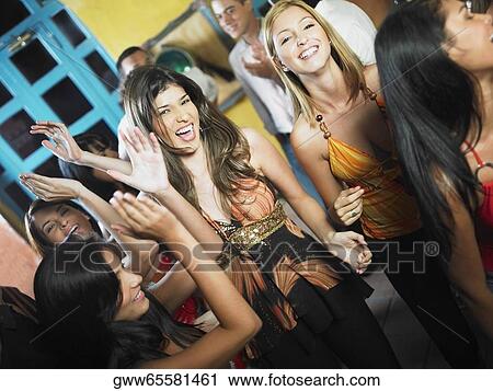 Group of people dancing View Large Photo Image Stock Image - Group of people dancing. Fotosearch