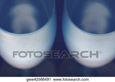 High angle view of two empty glasses View Large Photo Image Stock Image - High angle view of two empty glasses. Fotosearch