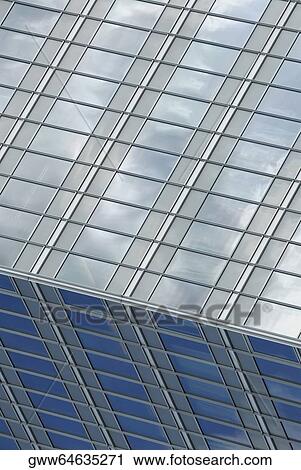 Reflection of sky and clouds on a building View Large Photo Image Stock Image - Reflection of sky and clouds on a building. Fotosearch