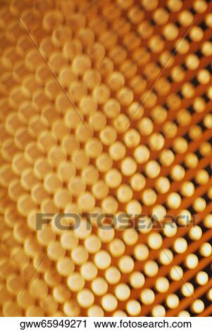 Stock Image - Spheres on a surface. Fotosearch