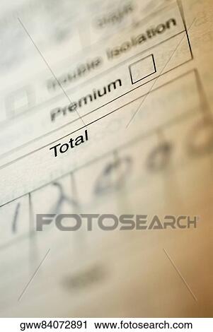 Close-up of a bill View Large Photo Image Stock Image - Close-up of a bill. Fotosearch