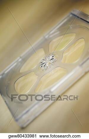 Stock Image - Close-up of a CD case on the table. Fotosearch