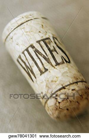 Stock Image - Close-up of a cork. Fotosearch