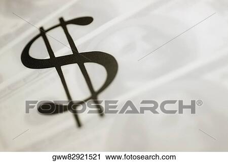 Close-up of a dollar sign on dollar bills View Large Photo Image Stock Image - Close-up of a dollar sign on dollar bills. Fotosearch