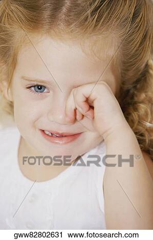 Close-up of a girl crying View Large Photo Image Stock Image - Close-up of a girl crying. Fotosearch