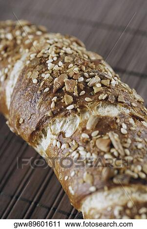 Close-up of a loaf of bread View Large Photo Image Stock Image - Close-up of a loaf of bread. Fotosearch