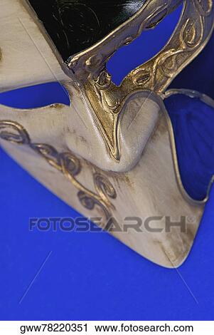 Stock Image - Close-up of a masquerade mask. Fotosearch