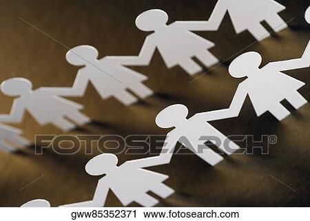 Close-up of a paper chain View Large Photo Image Stock Image - Close-up of a paper chain. Fotosearch
