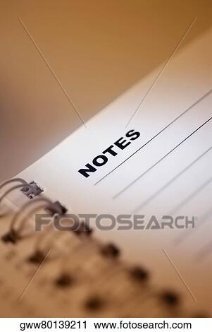 Close-up of a spiral notebook View Large Photo Image Stock Image - Close-up of a spiral notebook. Fotosearch