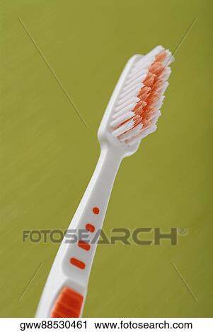 Stock Image - Close-up of a toothbrush. Fotosearch