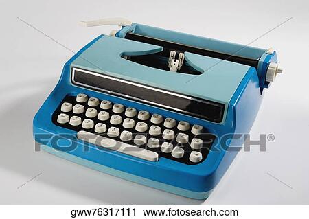 Stock Image - Close-up of a typewriter. Fotosearch