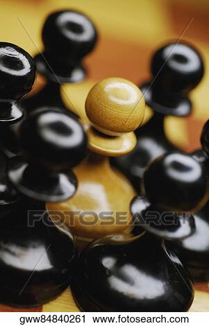 Close-up of chess pawns View Large Photo Image Stock Image - Close-up of chess pawns. Fotosearch
