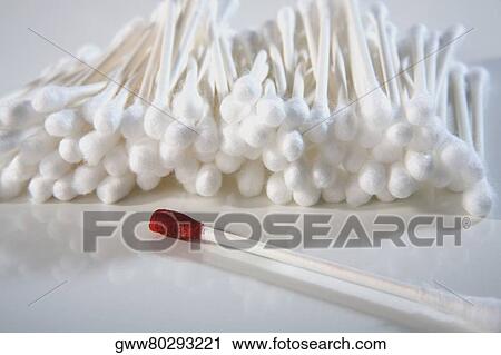 Close-up of cotton swabs View Large Photo Image Stock Image - Close-up of cotton swabs. Fotosearch