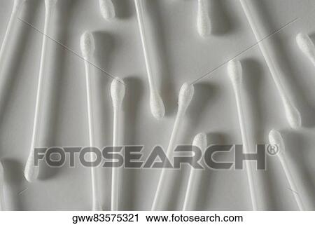 Close-up of cotton swabs View Large Photo Image Stock Image - Close-up of cotton swabs. Fotosearch