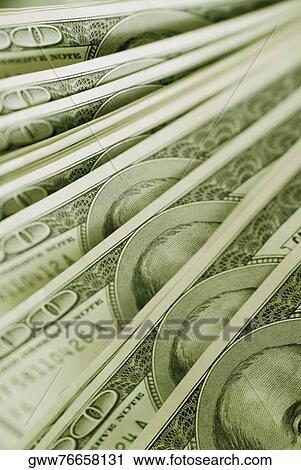 Close-up of one hundred dollar bills View Large Photo Image Stock Image - Close-up of one hundred dollar bills. Fotosearch